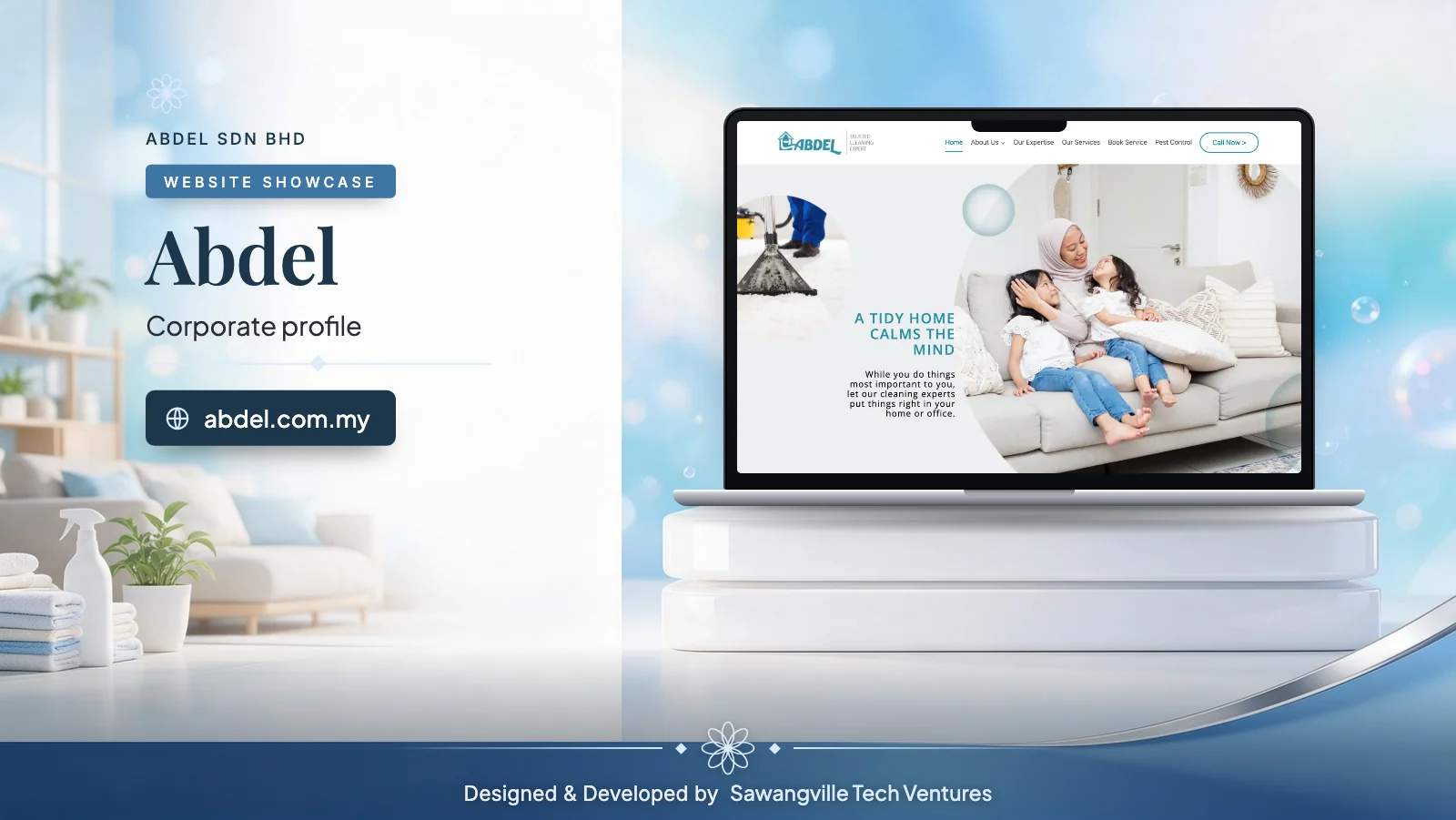 Abdel — full site design