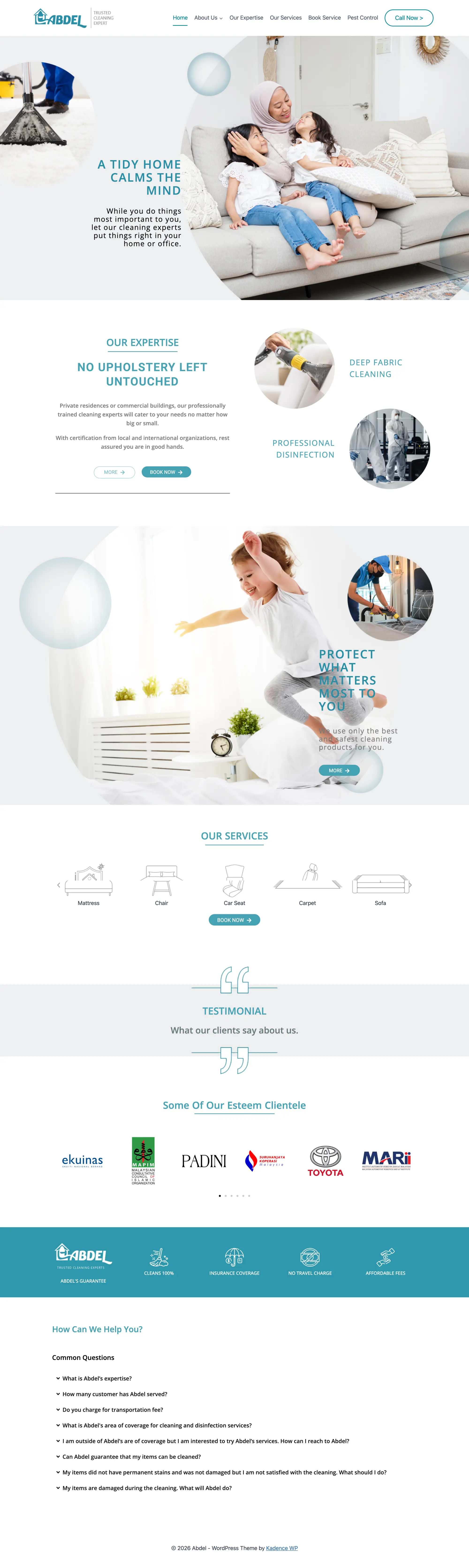 Abdel — the full homepage