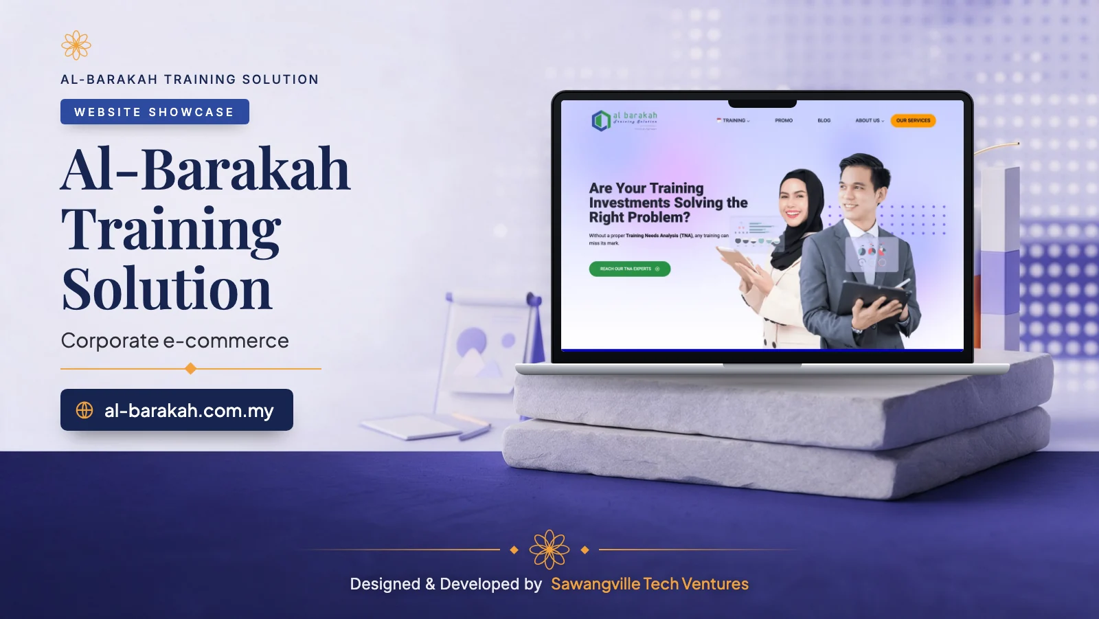 Al-Barakah Training Solution — full site design