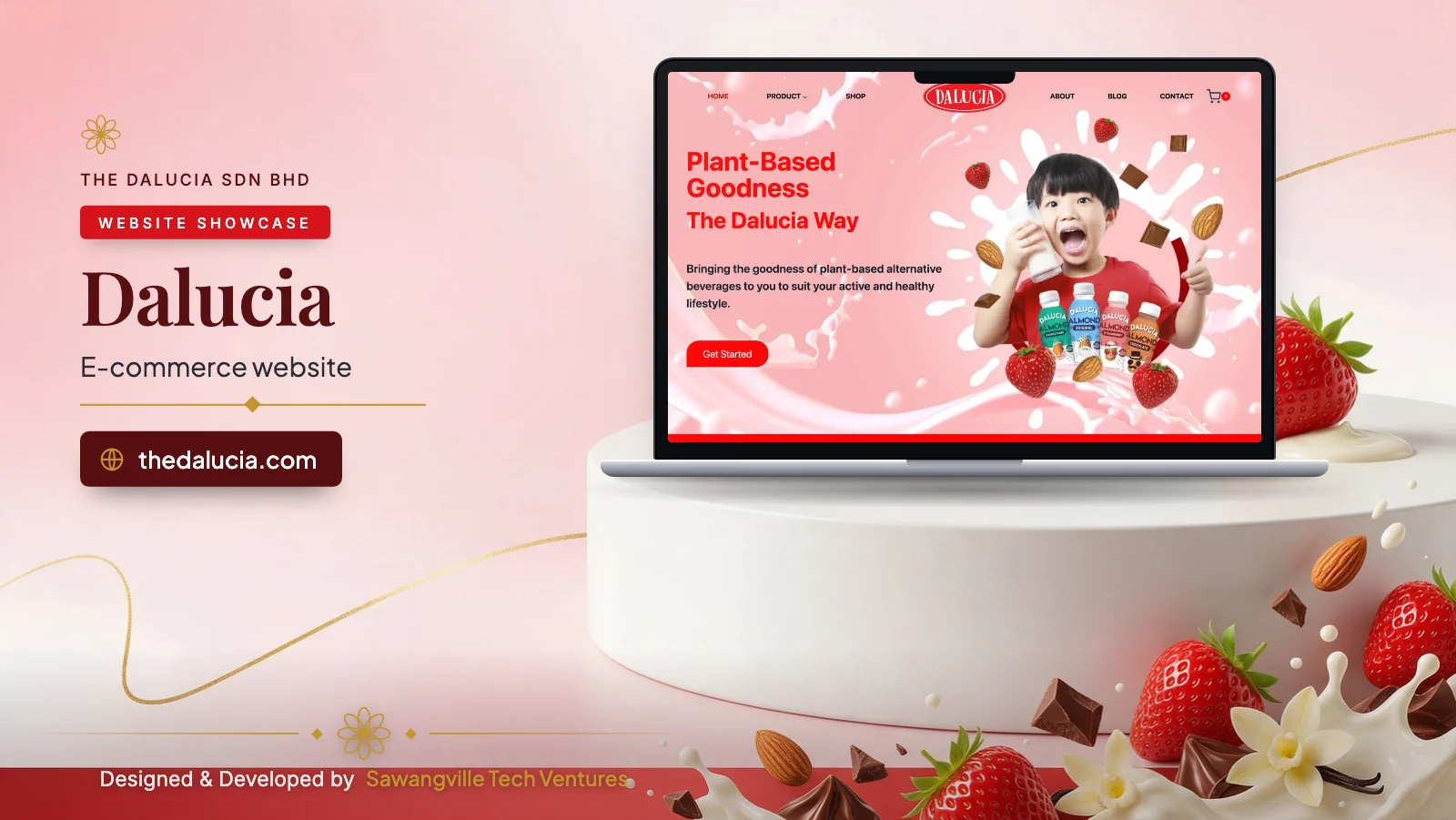 Dalucia — full site design