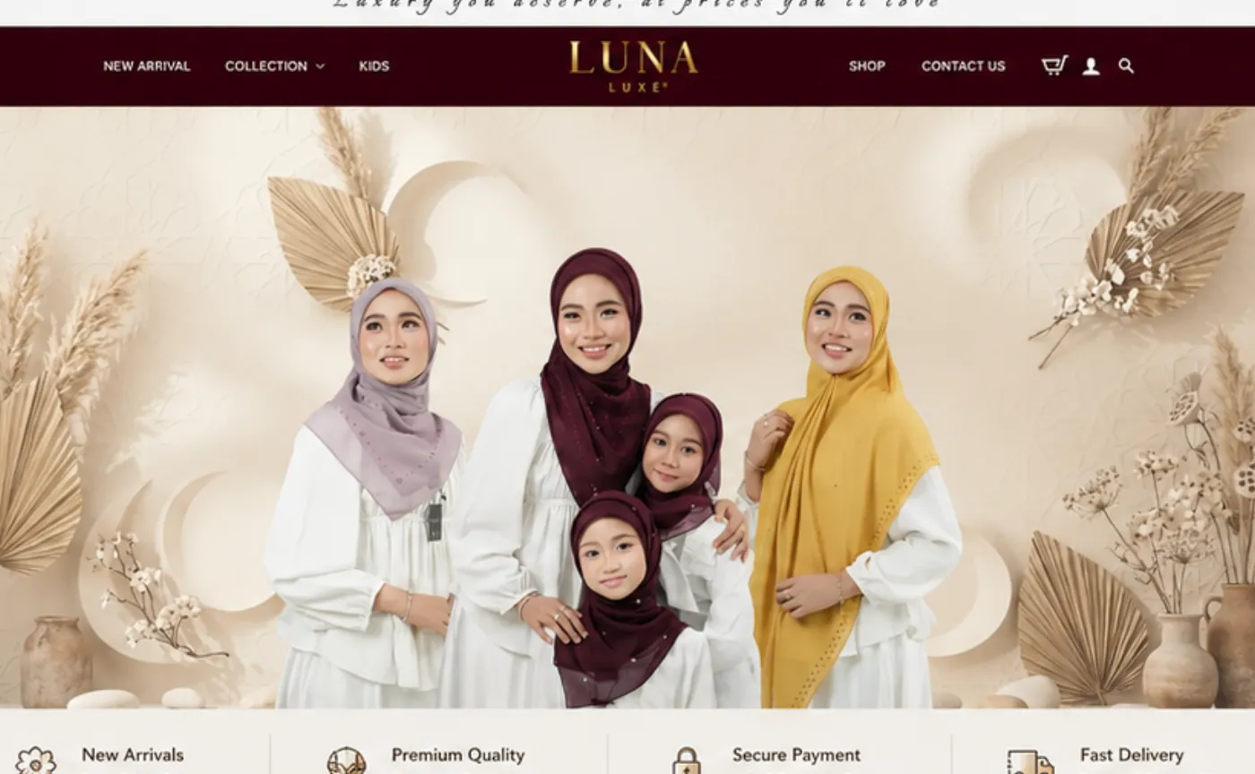Luna Luxe Empire — screen detail