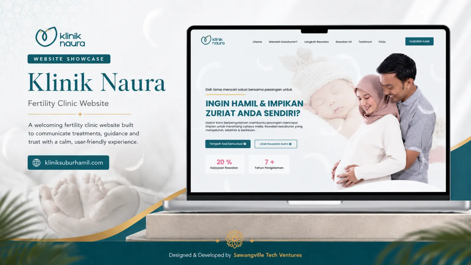 Klinik Naura — full site design