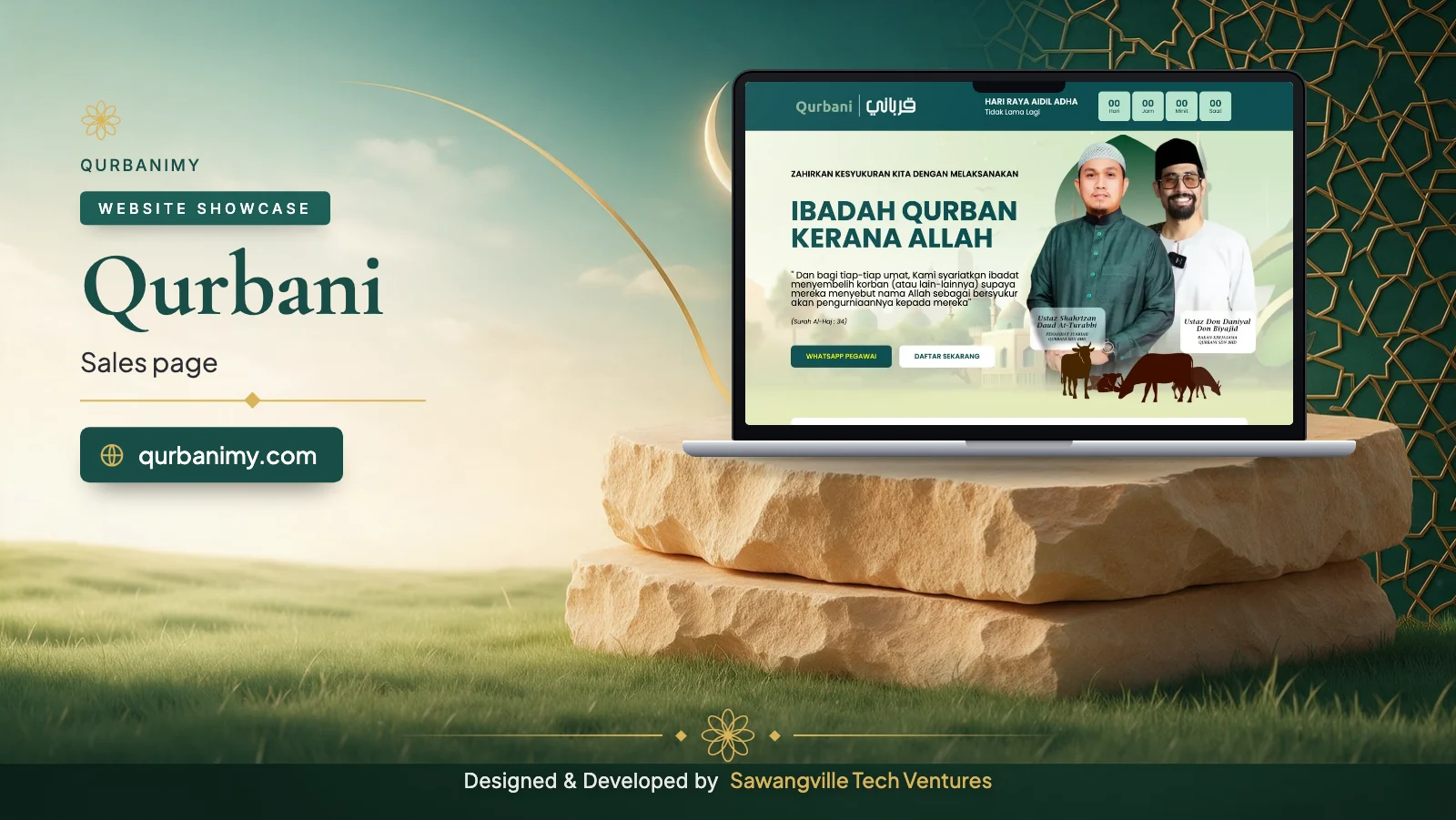 Qurbani — full site design