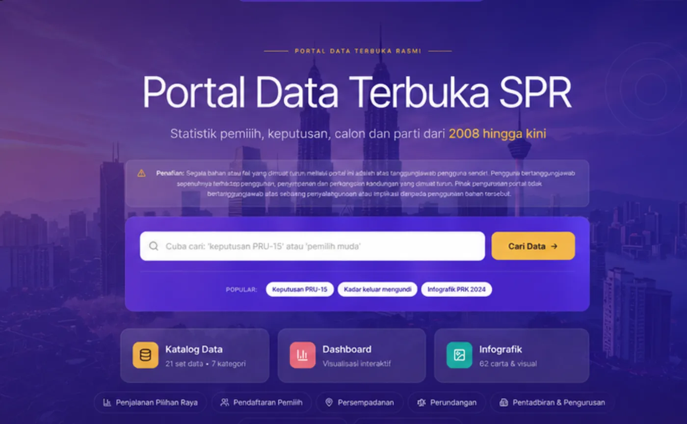 SPR Open Data Portal — screen detail