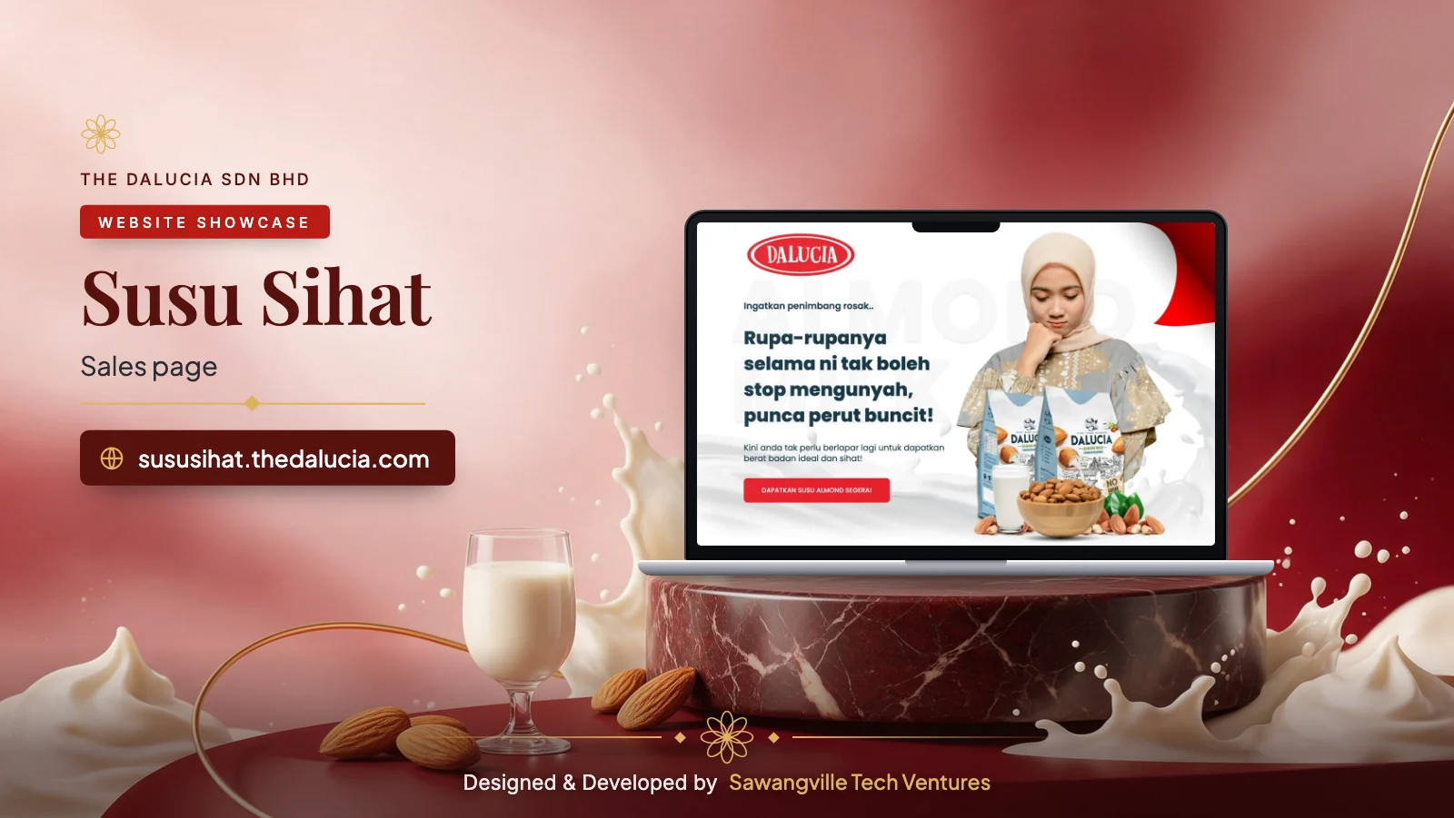Susu Sihat — full site design