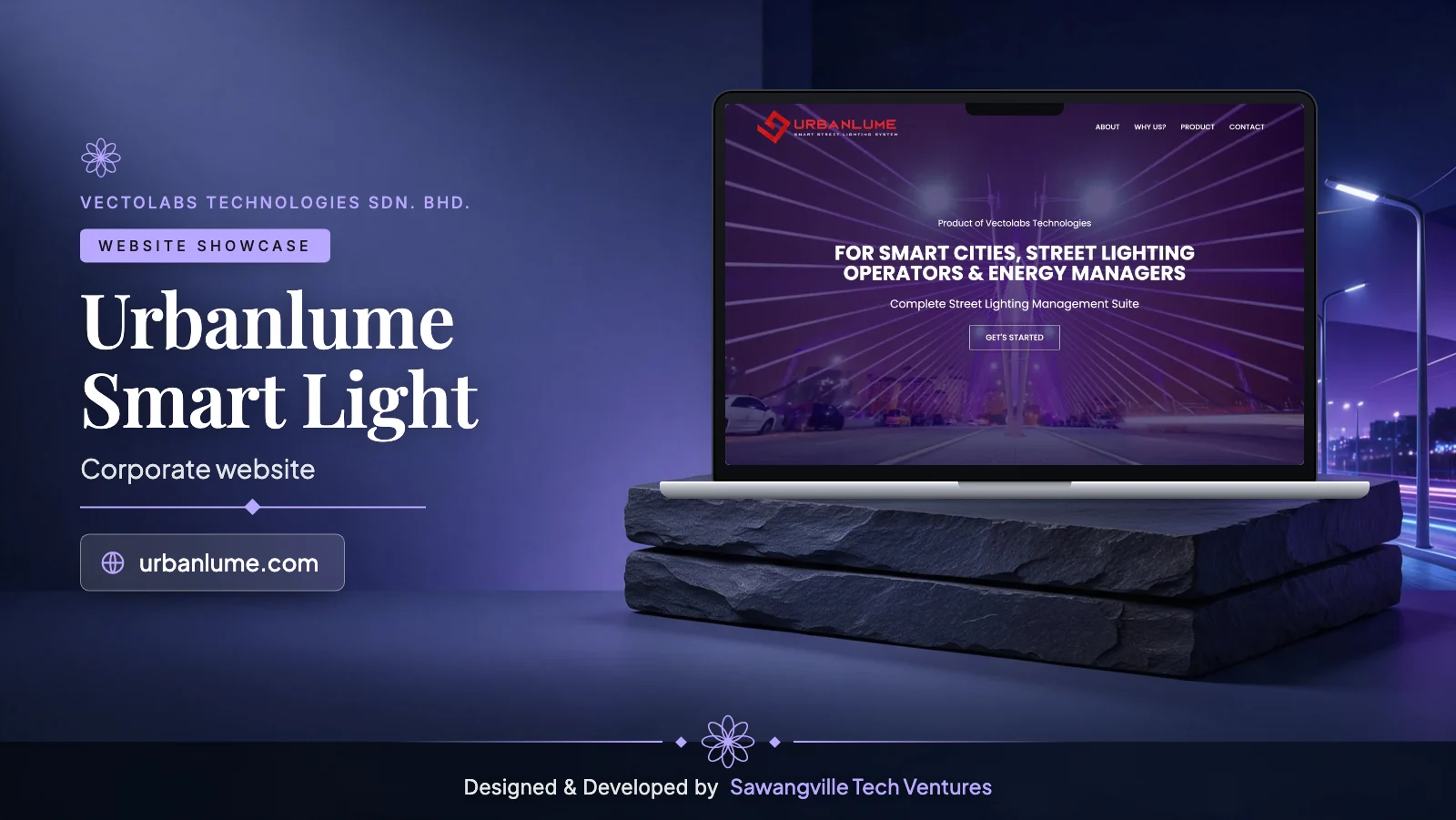 Urbanlume Smart Light — full site design